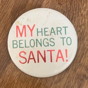 My Heart Belongs to Santa Pin